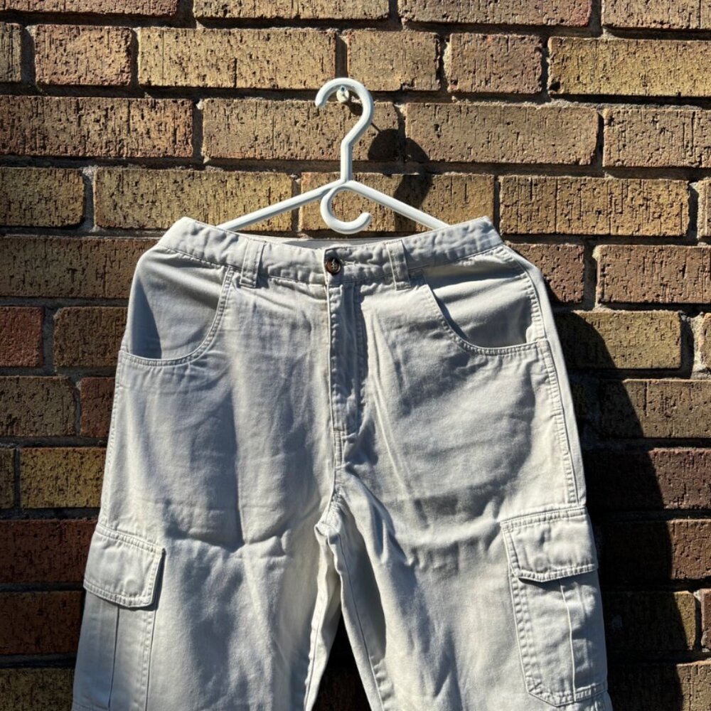 Grey Cargo Pants